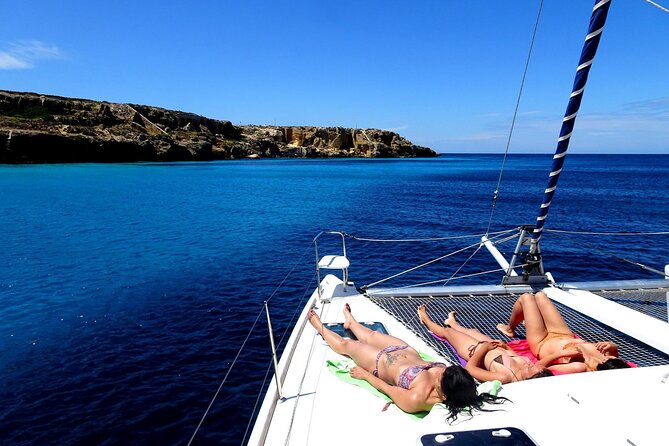 1-Catamaran tour to the Maddalena Archipelago from Cannigione - Isola di Spargi: snorkeling and swimming in clear turquoise water