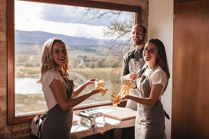 A Brunello Cooking Class with Vineyards View Winery - What you actually cook: filled pasta, handmade pasta, and Tuscan dessert