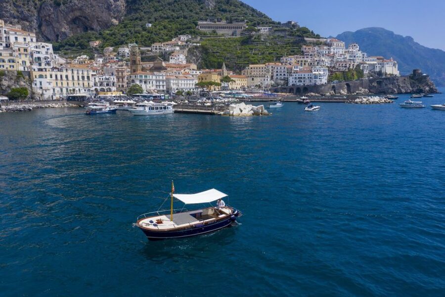 Amalfi: Boat Adventure Caves, Beaches, Snorkeling & Positano - Furore and that famous bridge view