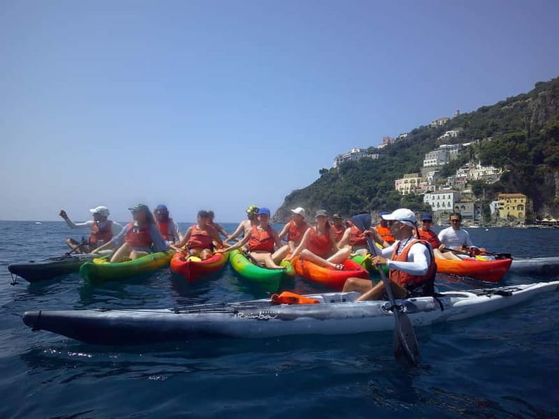 Amalfi Coast: Kayak & Snorkeling tour, sea caves and beach - What the guides teach you, and why it makes the tour better