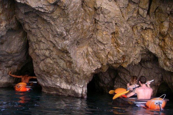 Amalfi Coast Kayak Tours from Marina del Cantone - Transparent kayaks: the marine life view you cannot fake