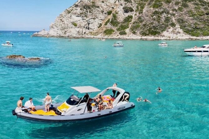 Amazing boat trip from Tropea to Capo Vaticano - 6 to 12 people - Grotta dello Scheletro: the skeleton cave swim