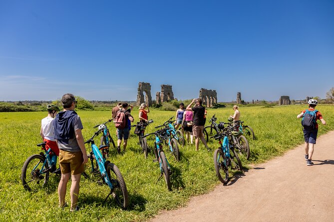 Appian Way & Aqueducts small group e-bike tour(catacombs & food) - Mercato di Campagna Amica and Fonte Acqua Egeria: your real pause, 50 minutes