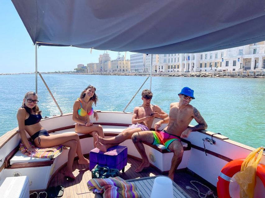 Bari by boat: admire the city from the sea with Aperitivo - The core moment: aperitivo while the boat anchors near San Nicola