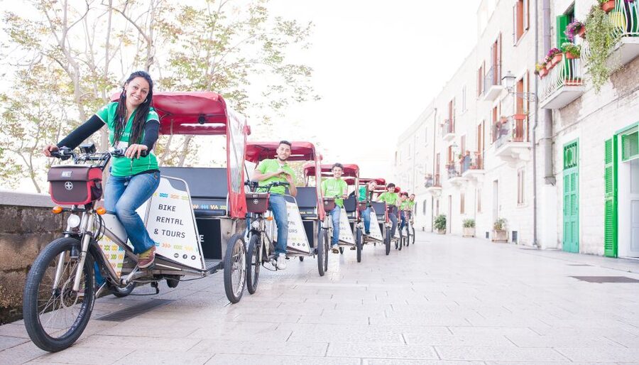 Bari: Old Town Guided Eco-Friendly Rickshaw Tour - Local product tasting: focaccia and street-level flavor