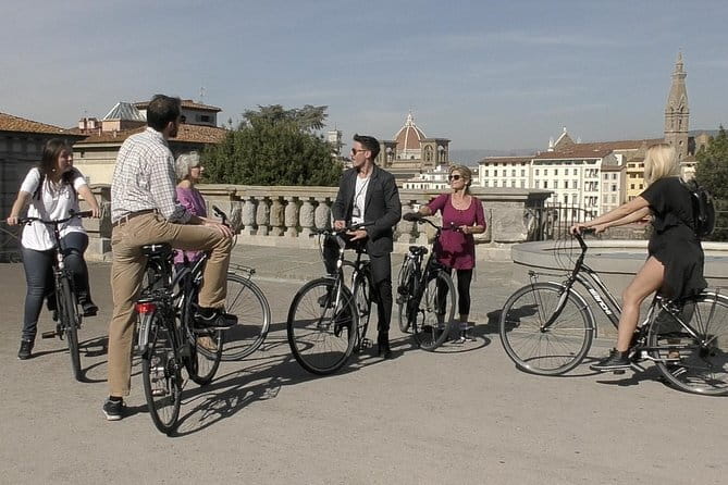 Bike Tour of Florence with Piazzale Michelangelo - What $42.34 buys you: bikes, helmet, audio, and a guide