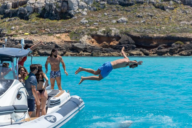 Boat Tour Egadi Day discover Favignana and Levanzo from Trapani - Levanzo after the 20-minute crossing: Cala Fredda and Cala Minnola