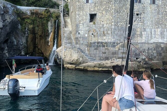 Boat tour of the Amalfi Coast with Aperitif - Castiglione to Marmorata: another swim break and postcard water