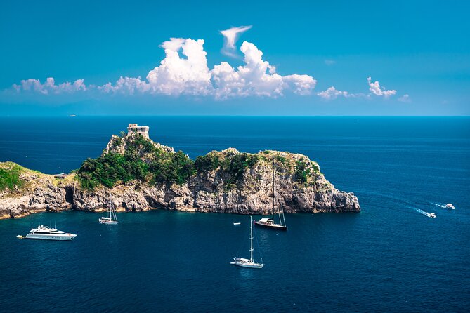Boat tour of the Amalfi Coast with Aperitif - What the 8-hour pace feels like, from swim stops to town time