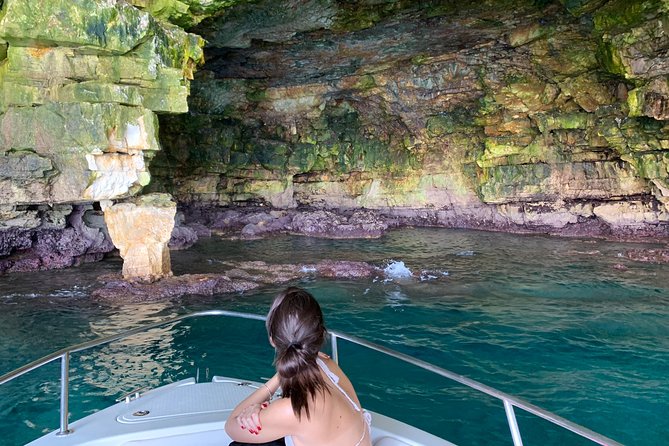 Boat tour of the Polignano a Mare caves with aperitif - Grotta Azzurra: the blue cave under Santo Stefano