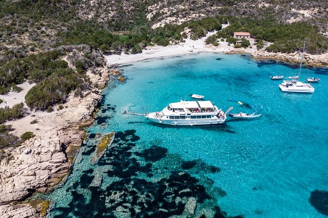 Boat trip La Maddalena Archipelago - Departure from Palau - Spaggia Rosa From the Boat: The Pink Pebble View