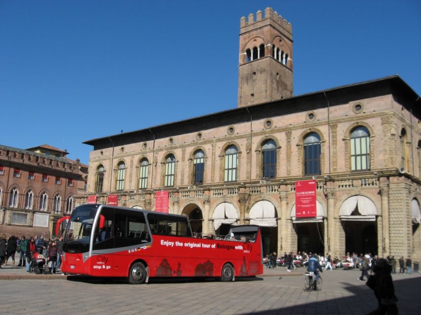 Bologna: Open Bus City Tour and Local Food Tasting - Piazza Maggiore, palaces, and the tower views you’ll recognize fast