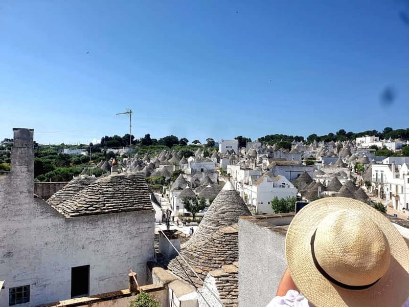 Brindisi: Alberobello, Locorotondo & Ostuni Tour with Brunch - Trulli photo stop plus “skip the ticket line” time payoff