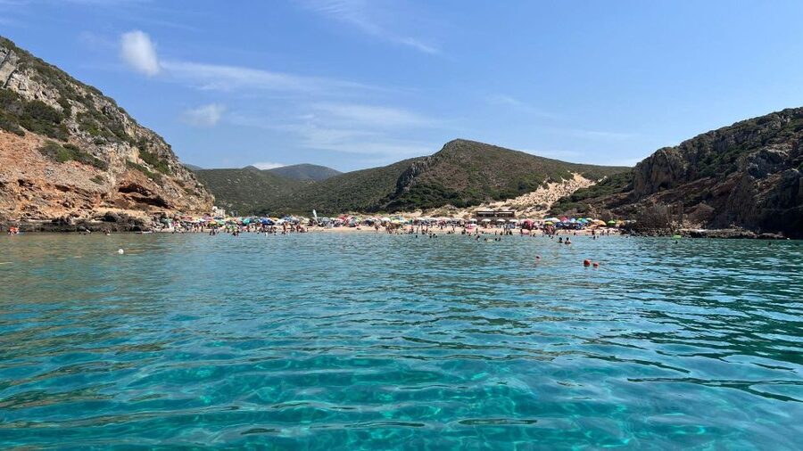 Buggerru: Half-Day Dinghy Tour of the Sardinian South Coast - Cala Domestica swim stop: your first chance to get in