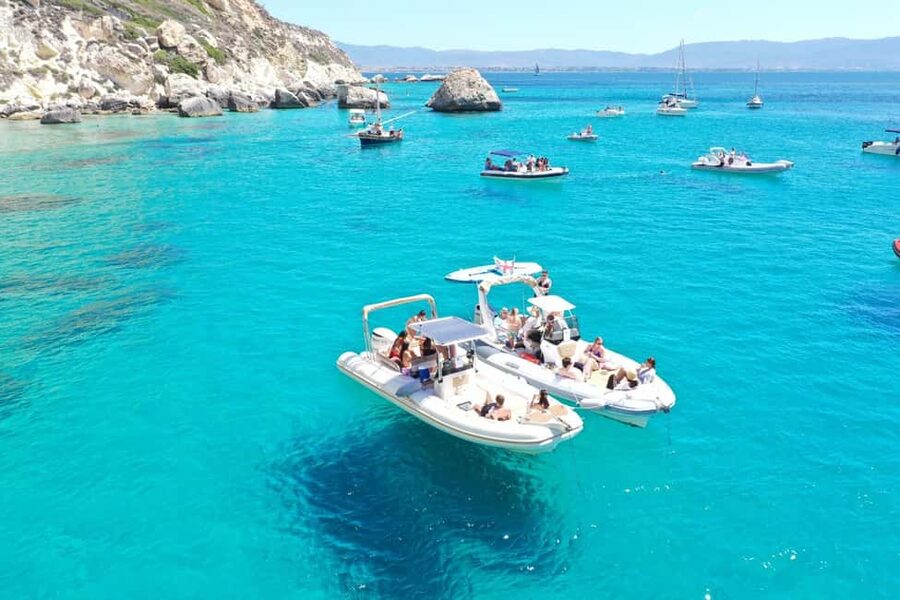 Cagliari: Boat Tour, 4 Stops, Swim, Snorkeling, & 1 Spritz - Swimming and snorkeling setup: easy access is the real value