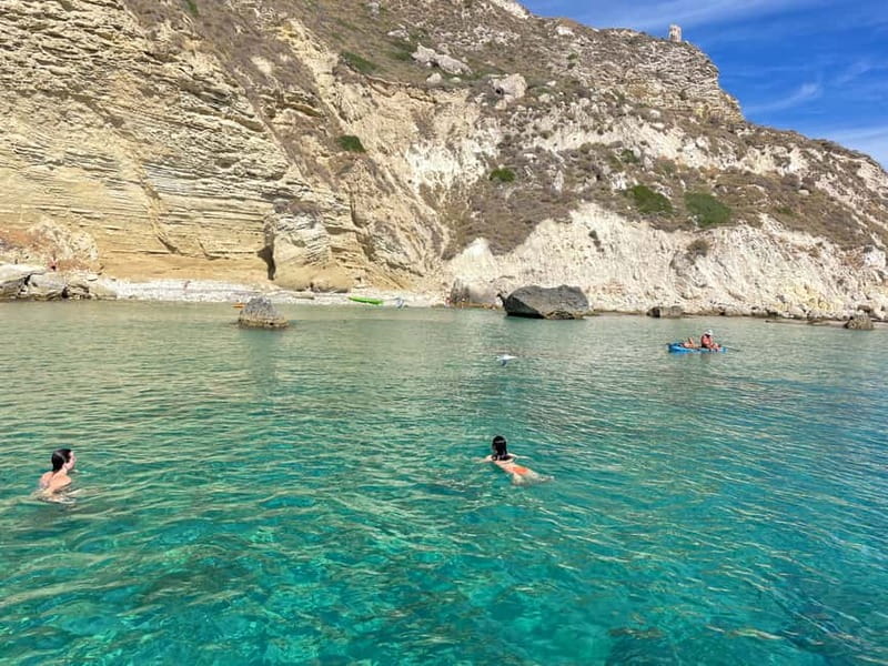 Cagliari: Boat Tour with 4 Swim Stops, Snorkeling & Prosecco - Cala Fighera: a third chance to go in, not just a rest stop