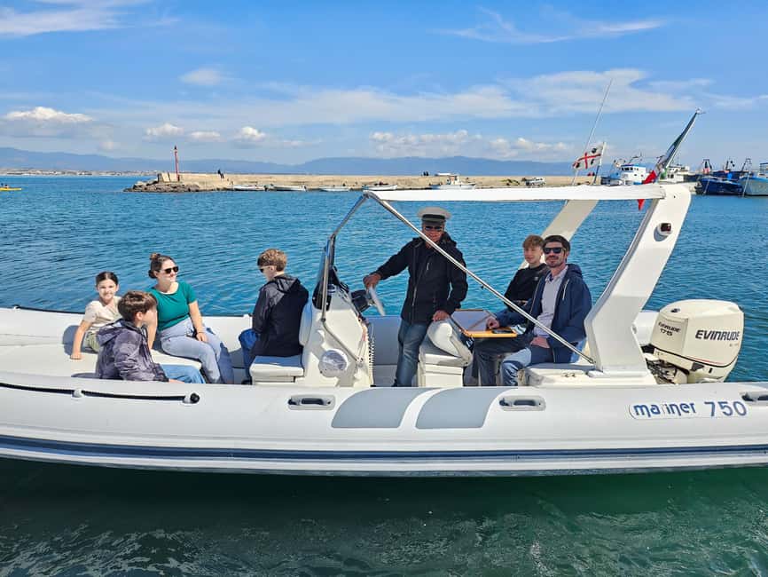 Cagliari:devil's saddle big cruise by boat drink & snack - Cala Bernat: the dedicated 20-minute break that makes the tour feel complete