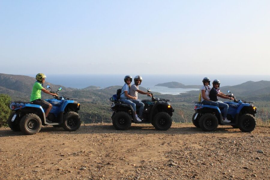 Cagliari: Quad Adventure Experience from Chia - Beach scenery and crossings: where the landscape pays you back
