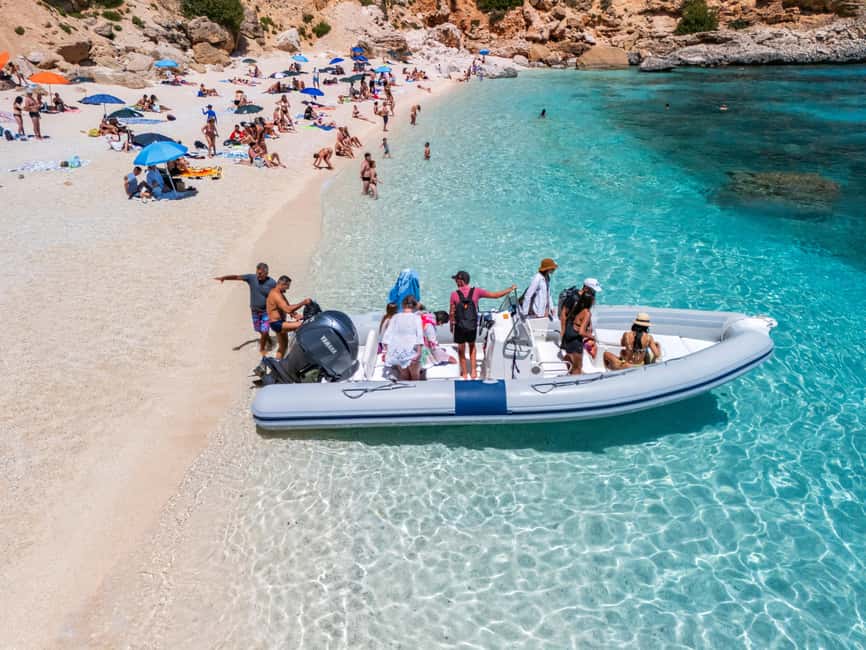 Cala Gonone: Gulf of Orosei Dinghy Cruise with Swim Stops - Beach stops like Cala Mariolu, Cala Biriola, Cala Luna, and more