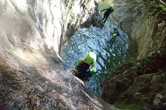 Canyoning "Gumpenfever" - beginner Canyoningtour for everyone - What happens on the 2.5-hour Gumpenfever route