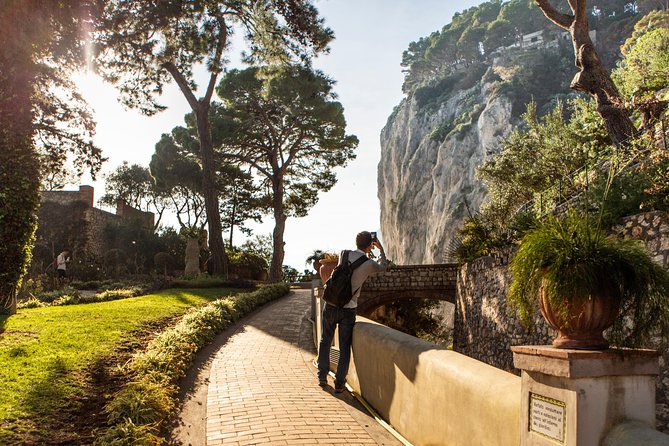 Capri and Blue Grotto Day Tour from Naples or Sorrento - La Piazzetta: your hour in Capri town, shops and people-watching