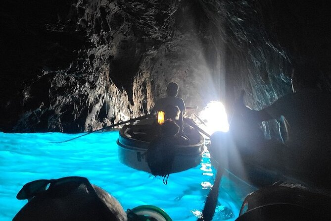 Capri Blue Grotto Small-Group Boat Day Tour From Sorrento - Swimming and snorkeling stops: included masks, real water time