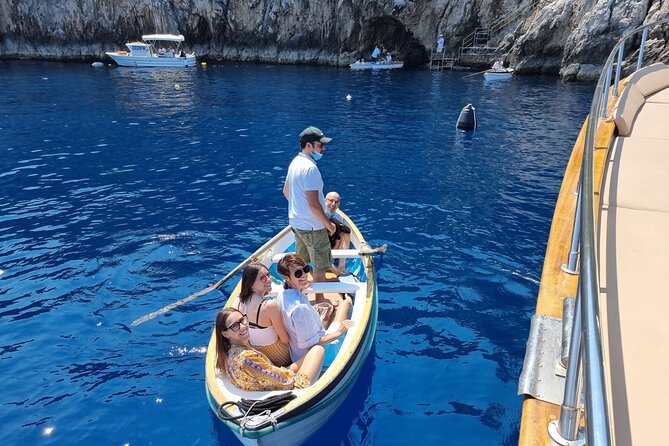 Capri Blue Grotto Small-Group Boat Day Tour From Sorrento - Drinks, snacks, and onboard comfort that add up