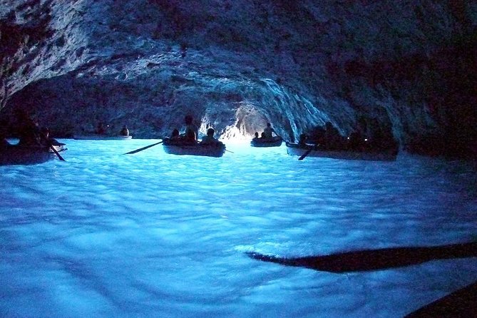 Capri Boat Tour from Naples – Small Group, Swim & Relax - Grotto Photo Stops and Natural Landmarks: Green Grotto, White Grotto, Arch, Faraglioni