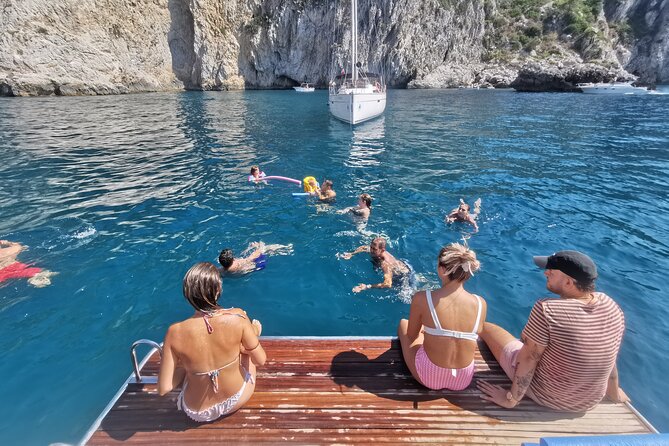 Capri Boat Tour from Sorrento with Limoncello - Marina Piccola: quiet harbor energy and views toward the stacks