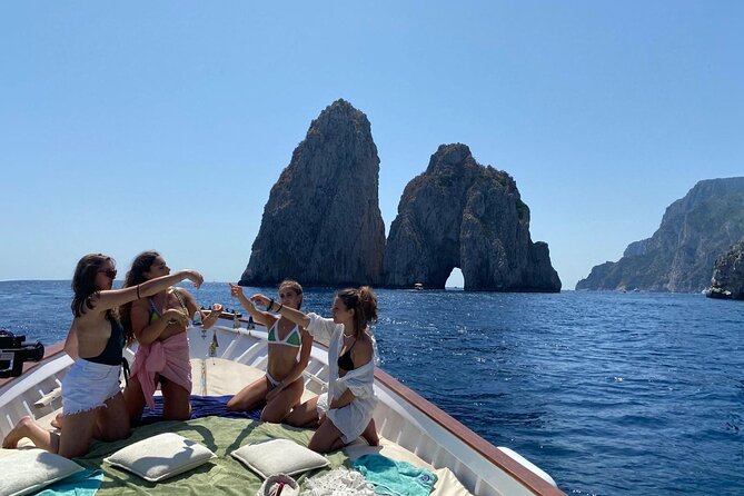 Capri Boat Tour: Grottoes, Swim & Sip Limoncello in a Small Group - The Route: From Marvellous Grotto to Faraglioni