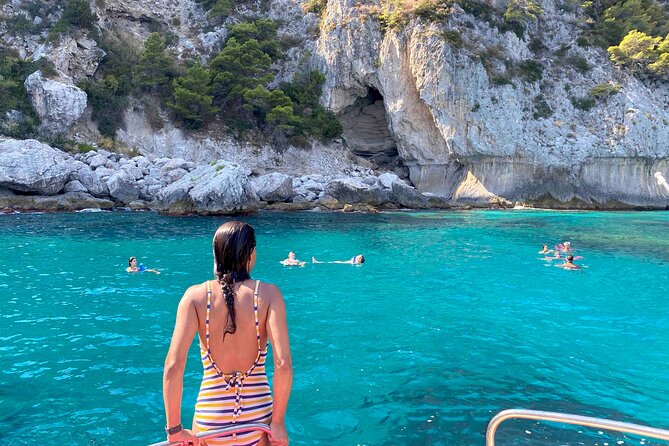 Capri Boat Tour with Optional Blue Grotto Visit from Sorrento - Grotta Verde and White Grotto: quick stops that keep the day moving