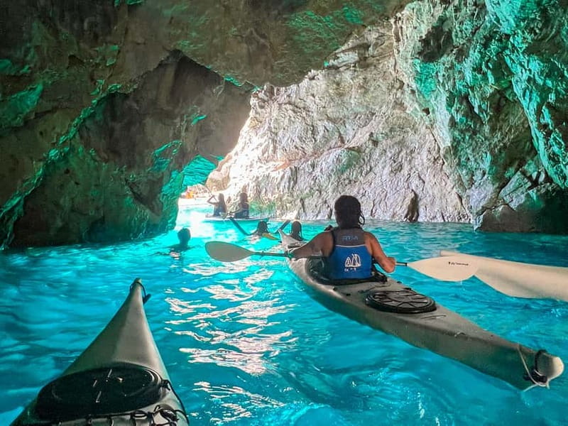 Capri: Caves and Beaches Kayaking Tour with GoPro Photos - Kayaking Capri’s Coast Beats a Typical Boat Ride