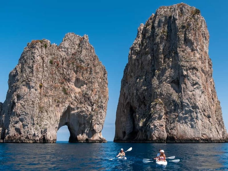 Capri: Caves and Beaches Kayaking Tour with GoPro Photos - Faraglioni GoPro Photos: A Free Souvenir That Actually Works