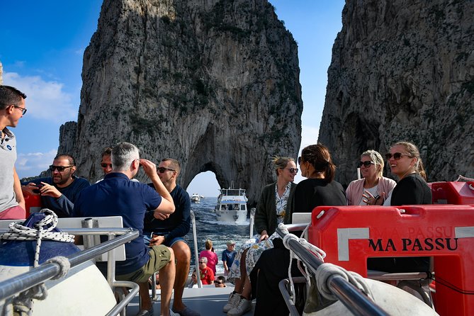 Capri Coast to Coast: Boat Tour with Optional Blue Grotto - Grotto sequence: Marvellous, White, Green, then the Blue Grotto option