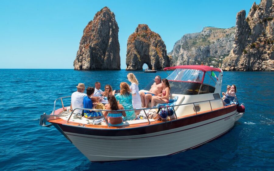 Capri: Full-Day Small Group Boat Tour - Pickup in the Sorrento area, then straight to the port