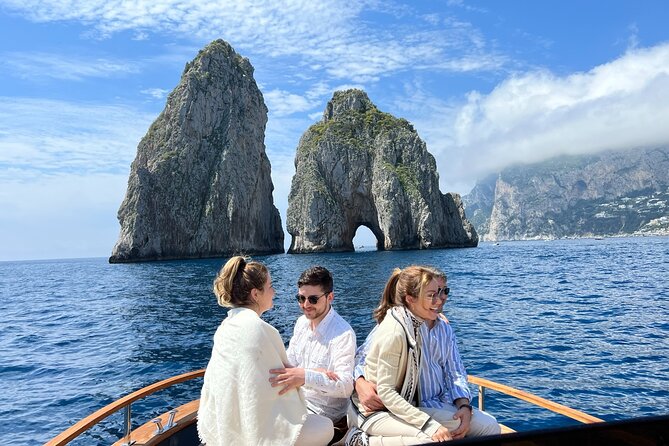 Capri in a Day All Inclusive Premium Boat Tour + City Visit - Shared boat reality check: group size, comfort, and rough-sea risk