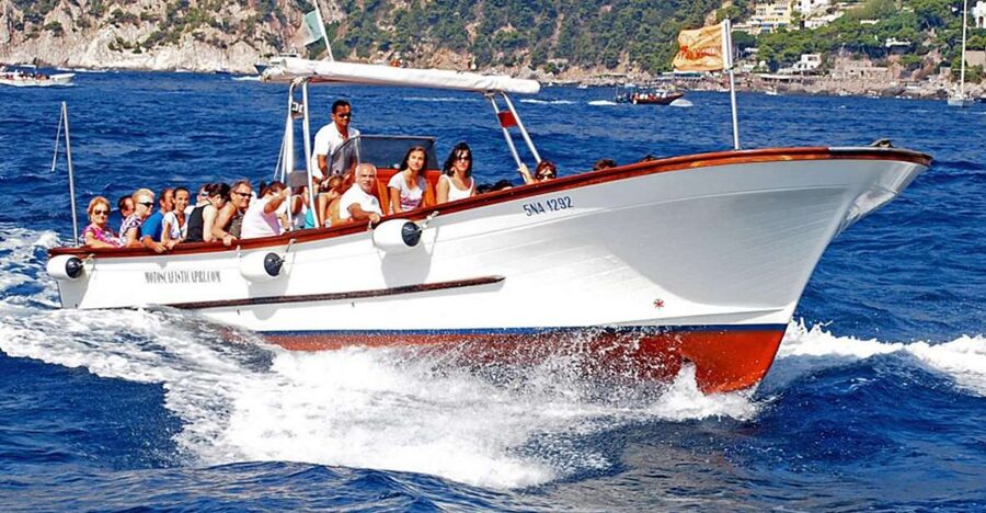 Capri: Island Boat Tour with Blue Grotto Stop - The Route Stops: Salto di Tiberio To Green Grotto