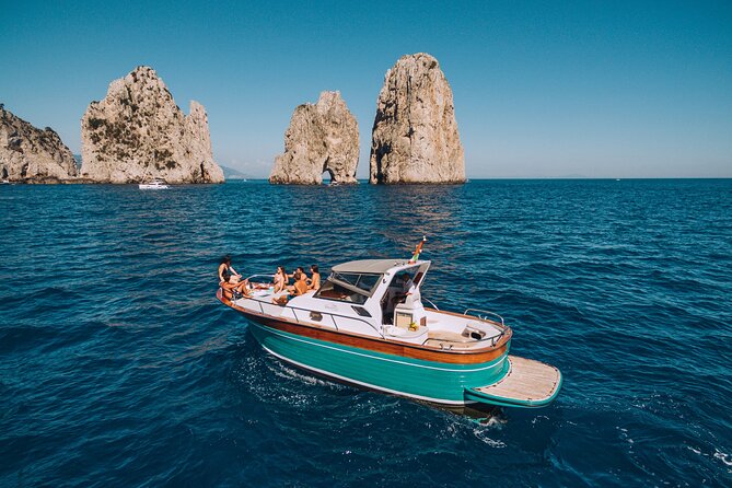 Capri Island Small Group Boat Tour from Naples with Light Lunch - White Grotta, Marvellous Grotta, and Green Grotta stops