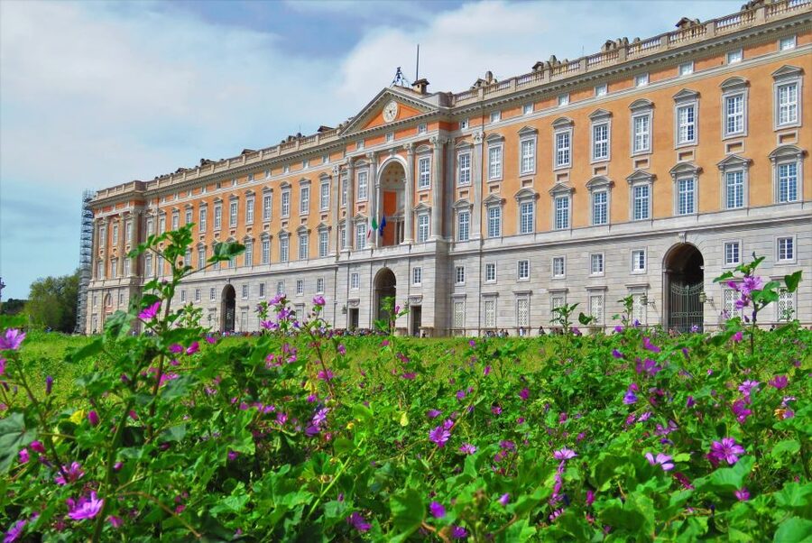 Caserta: Royal Palace of Caserta Guided Tour - First impressions at the Caserta Royal Palace entrance