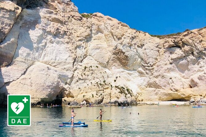 Catamaran tour stops bathing and snorkeling toast with prosecco - First-bay views: military settlements, terraces, and a gentle approach