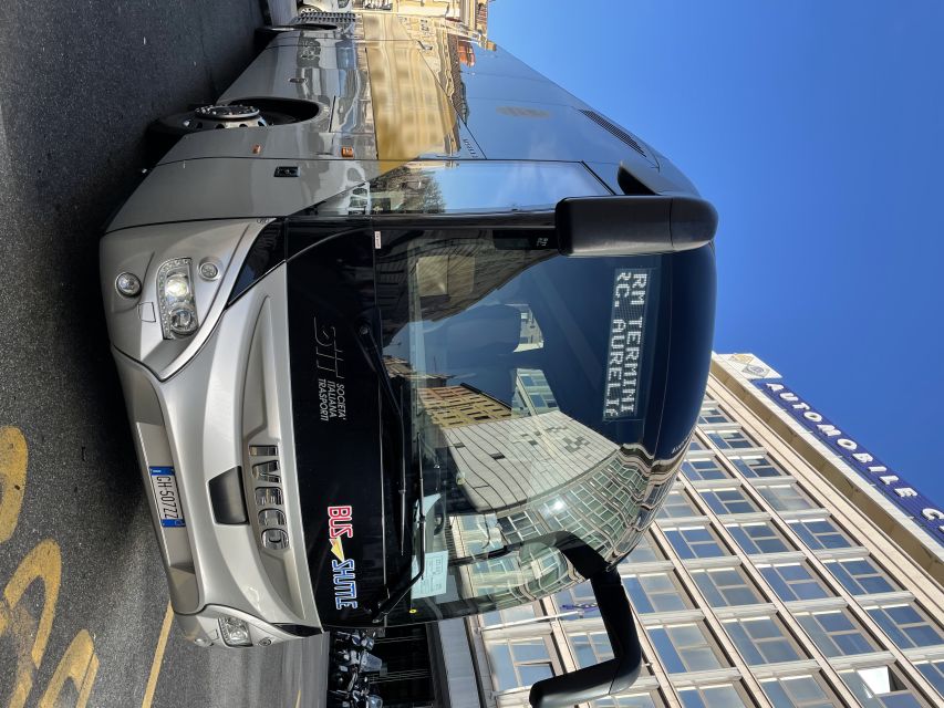 Civitavecchia: Transfer to Rome & Hop-on Hop-off Bus Ticket - Imperial Rome views from an open-top bus ride