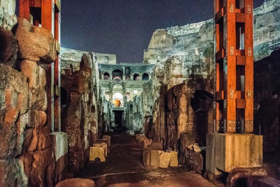 Colosseum by Evening Guided Tour with Optional Arena Access - Entering The Colosseum With Reserved Evening Timing