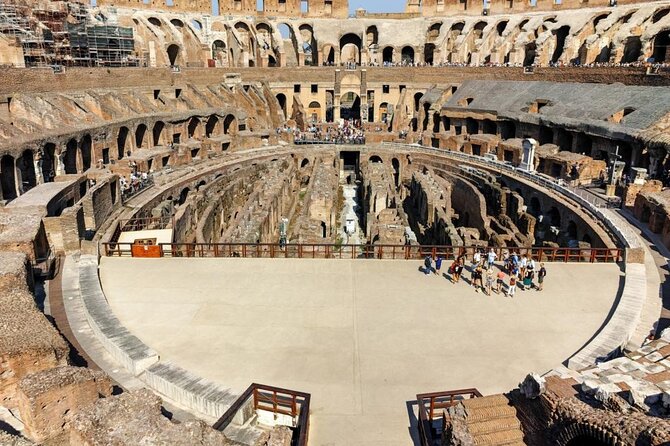 Colosseum Gladiator's Arena and Ancient Rome VIP Guided Tour - Colosseum lower level and upper level: the views that make it click