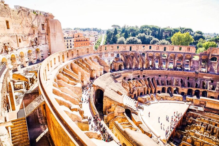 Colosseum: Underground and Ancient Rome Tour - Entering the Colosseum: Arena floor, ground floor, and the 1st level