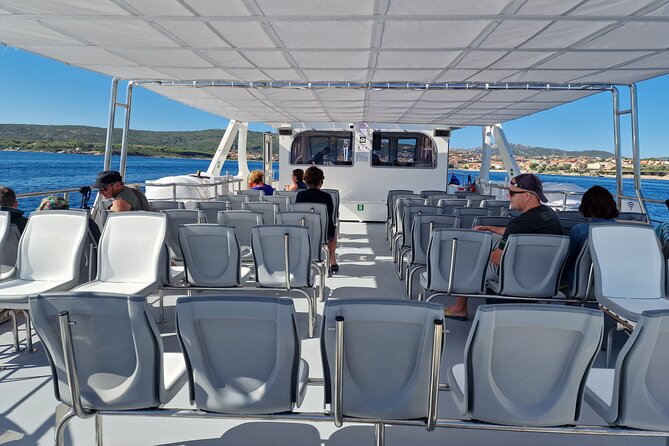 Daily 4 stop - boat excursion La Maddalena Archipelago - La Maddalena center visit: church, shops, and a real breather