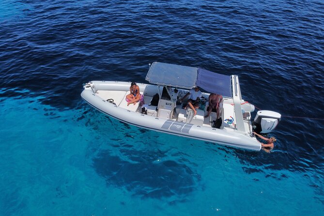 Daily Egadi Tour: Favignana and Levanzo in Rubber Dinghy - Cala Rossa swim stop: the morning color hit