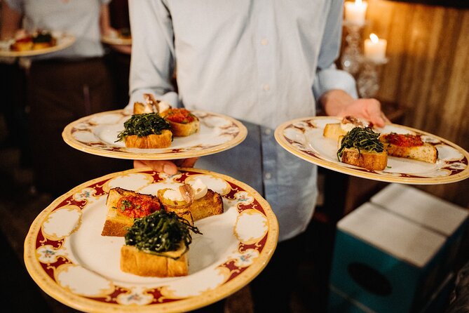 Devour Rome Food & Wine Tour of Trastevere - Vanda: natural wine plus three kinds of bruschetta