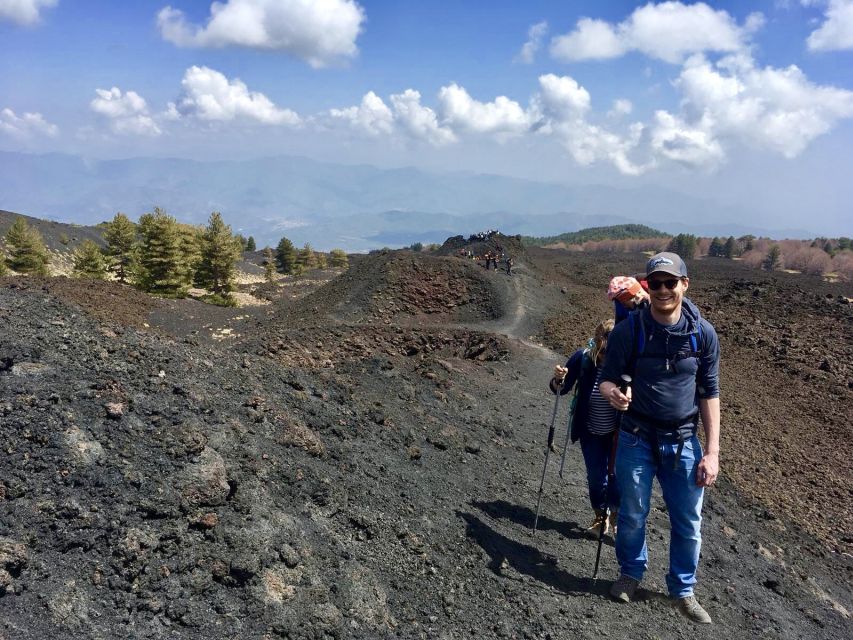 Etna: Craters of the 2002 Eruption Trekking Experience - Guides like Daniele, Vincenzo, and Niko make the trek