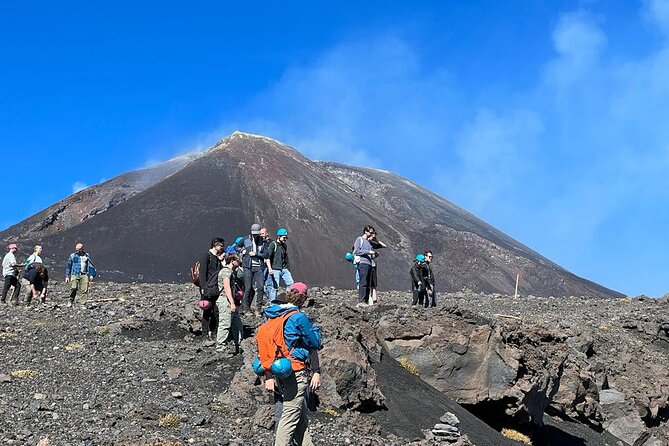Etna Volcano: South Side Guided Summit Hike - Descent stop: Barbagallo craters and a lava channel crossing
