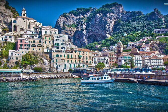 Explore Pompeii & Amalfi in One Day from Naples with Free Time - From Naples pickup to onboard commentary: your coach day